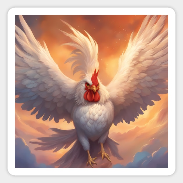 Feathered Delights Magnet by animegirlnft